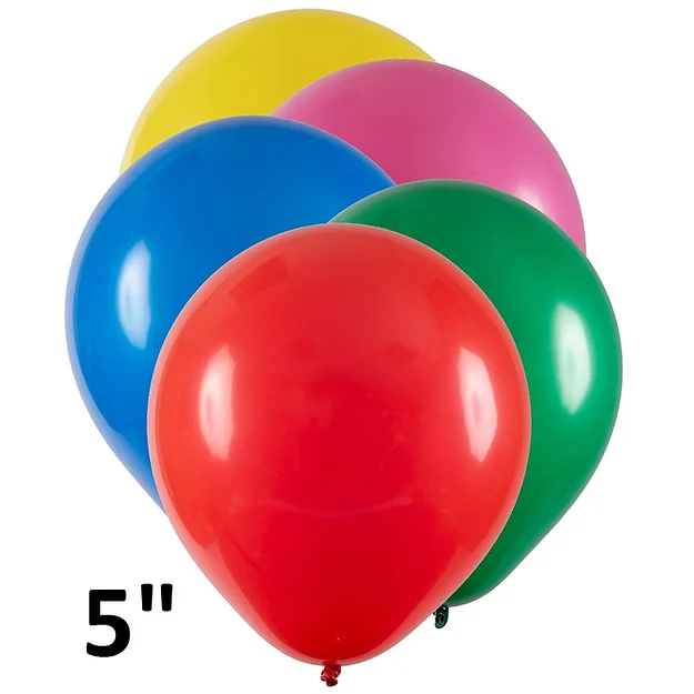 Balão látex 5 pol. Cores Diversas - c/50