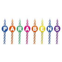 Vela Parab�ns Palito