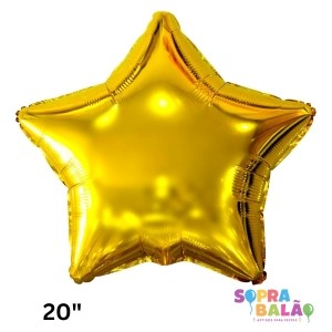Bal�o Metalizado 20" Estrela