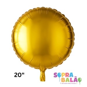 Bal�o 20'' Metalizado Redondo