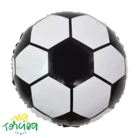 Bal�o metalizado bola de futebol 18"