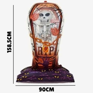 Bal�o Caveira Fantasma Com Correntes Rip Halloween